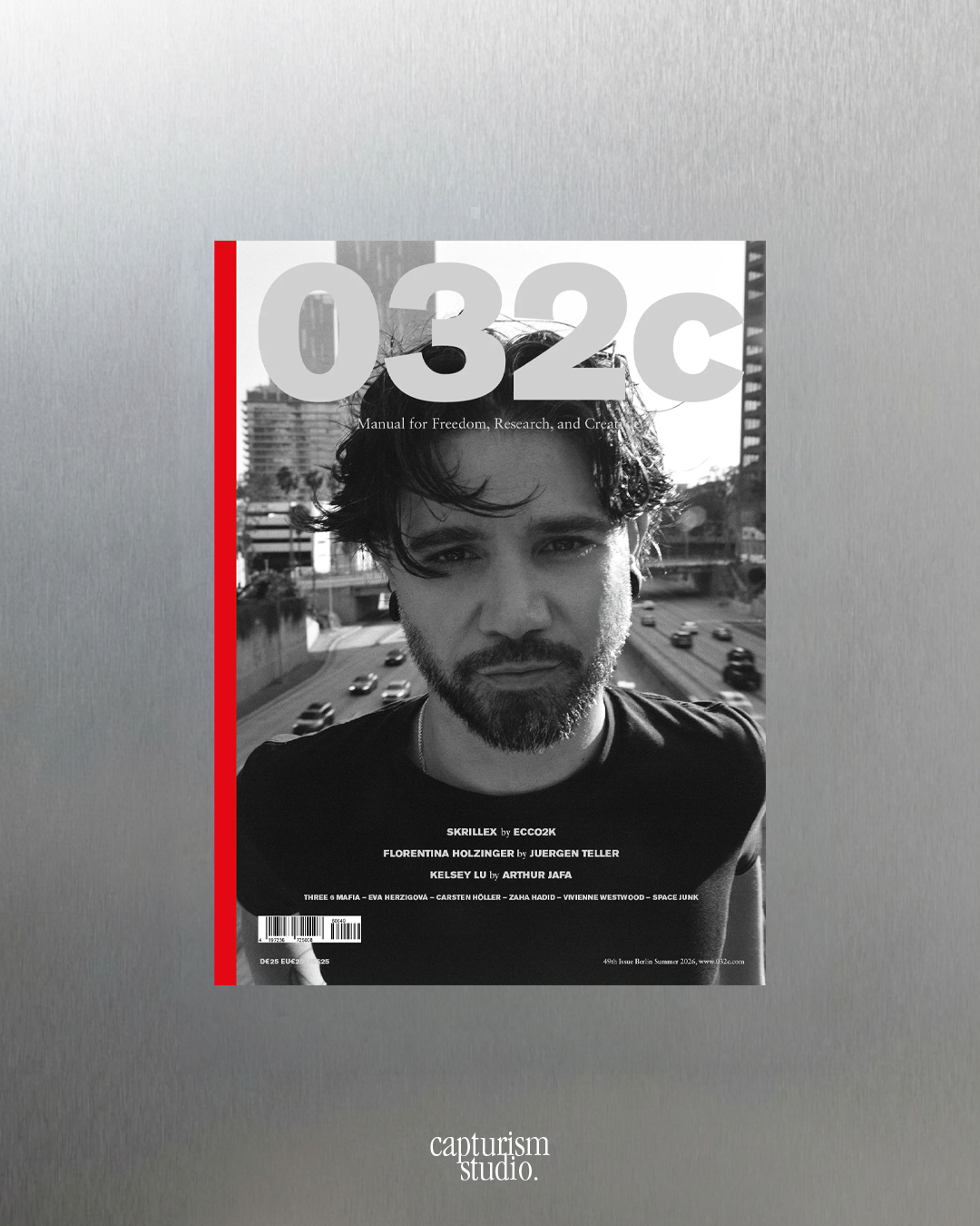 032c Magazine Issue #49 MEMPHIS Summer 2026 Skrillex by ECCO2k