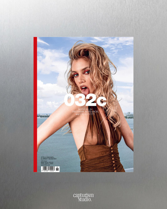 032c Magazine Issue #46 Summer 2025 Travis Scott, Stella Maxwell by Ras Bartram