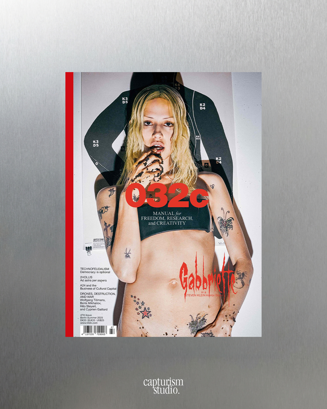 032c Magazine Issue #47 Summer 2025 Gabbriette by Steven Klein