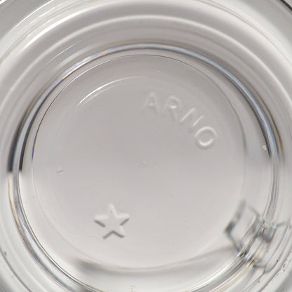 Joe Colombo Cup & Saucer CLEAR - Handmade by Arnoglass