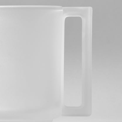 Joe Colombo Mug FROSTED - Handmade by Arnoglass