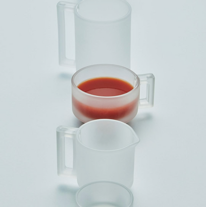 Joe Colombo Mug FROSTED - Handmade by Arnoglass